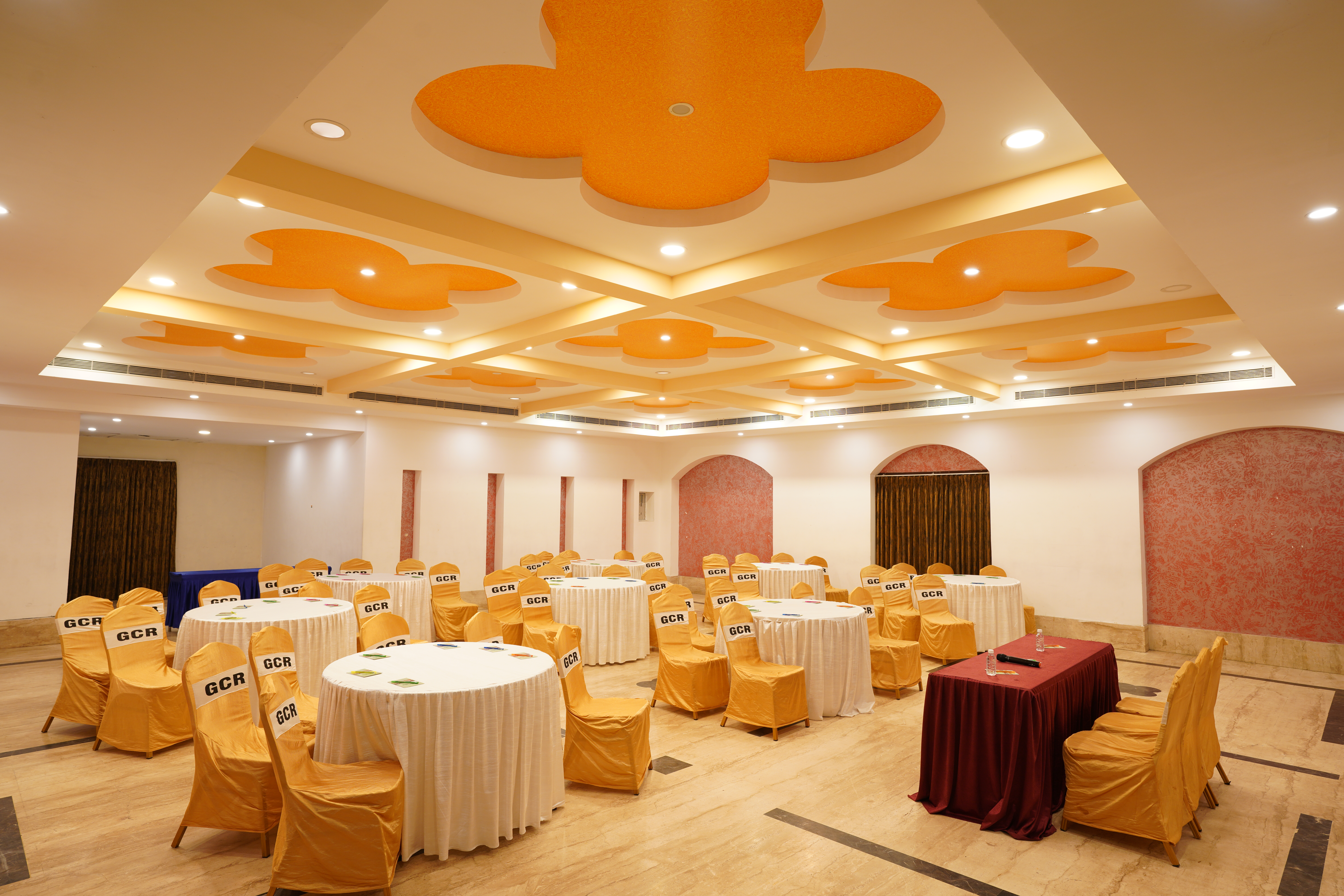 Spacious and modern lobby area